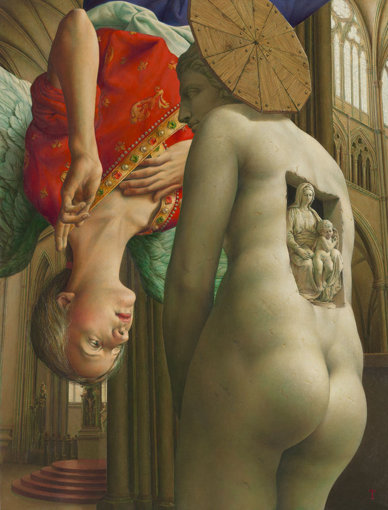 Michael Triegel, Renaissance, 2015, Mischtechnik auf Maltafel, 70,5 x 54 cm